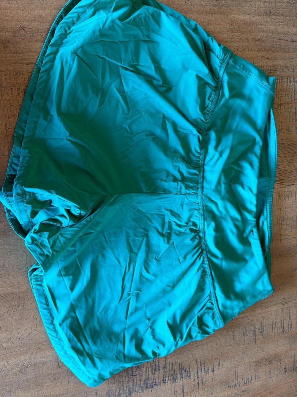 Women’s Teal Athletic Shorts with Elastic Waistband